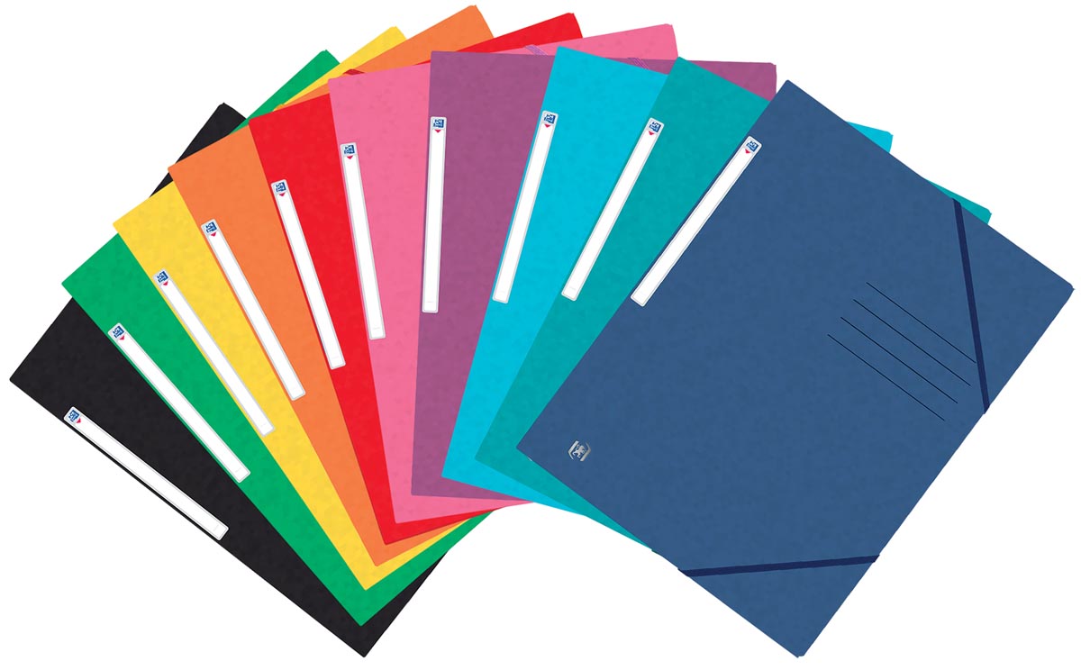 Oxford Top File+ elastomap, voor ft A4, geassorteerde kleuren afbeelding