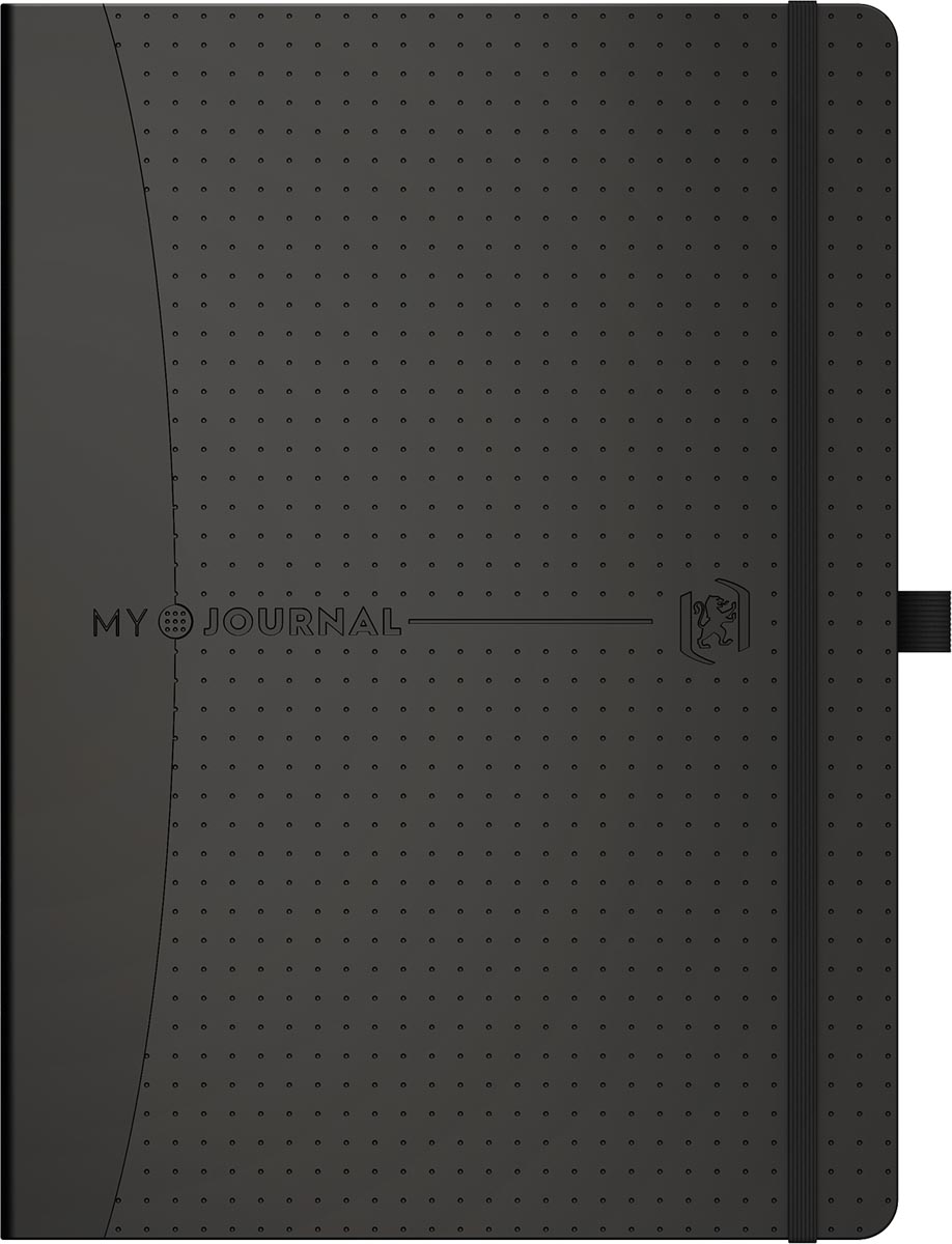 Oxford My Journal ft A5, DOT, 144 vel, zwart