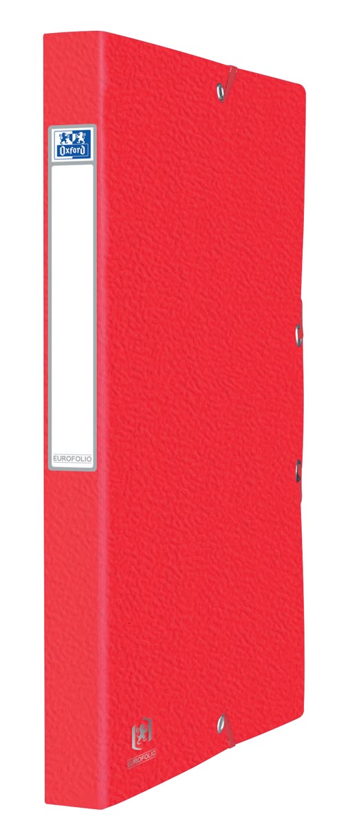 Elba elastobox Oxford Eurofolio rug van 2,5 cm, rood