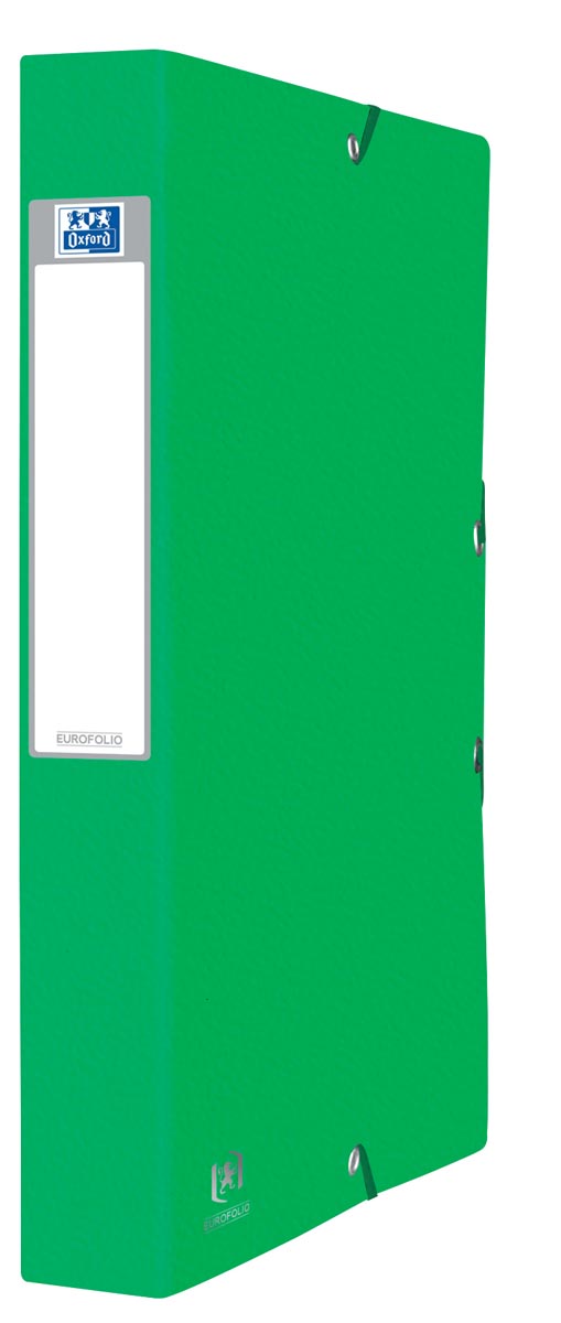 Elba elastobox Oxford Eurofolio rug van 4 cm, groen
