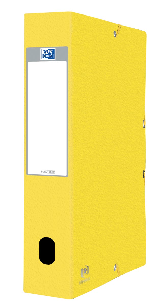 Elba elastobox Oxford Eurofolio rug van 6 cm, geel