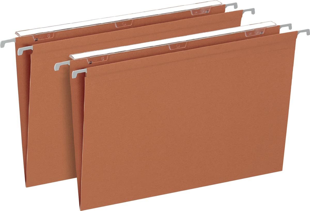 Pergamy Defi hangmap folio, V-bodem, oranje, pak van 25 stuks