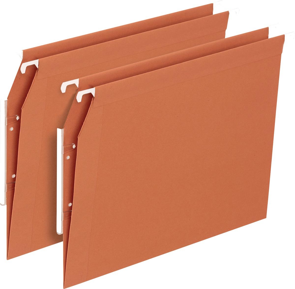 Pergamy Defi hangmap voor kasten, ft A4, V-bodem, oranje, pak van 25 stuks Pergamy Defi hangmap voor kasten, ft A4, V-bodem, oranje, pak van 25 stuks