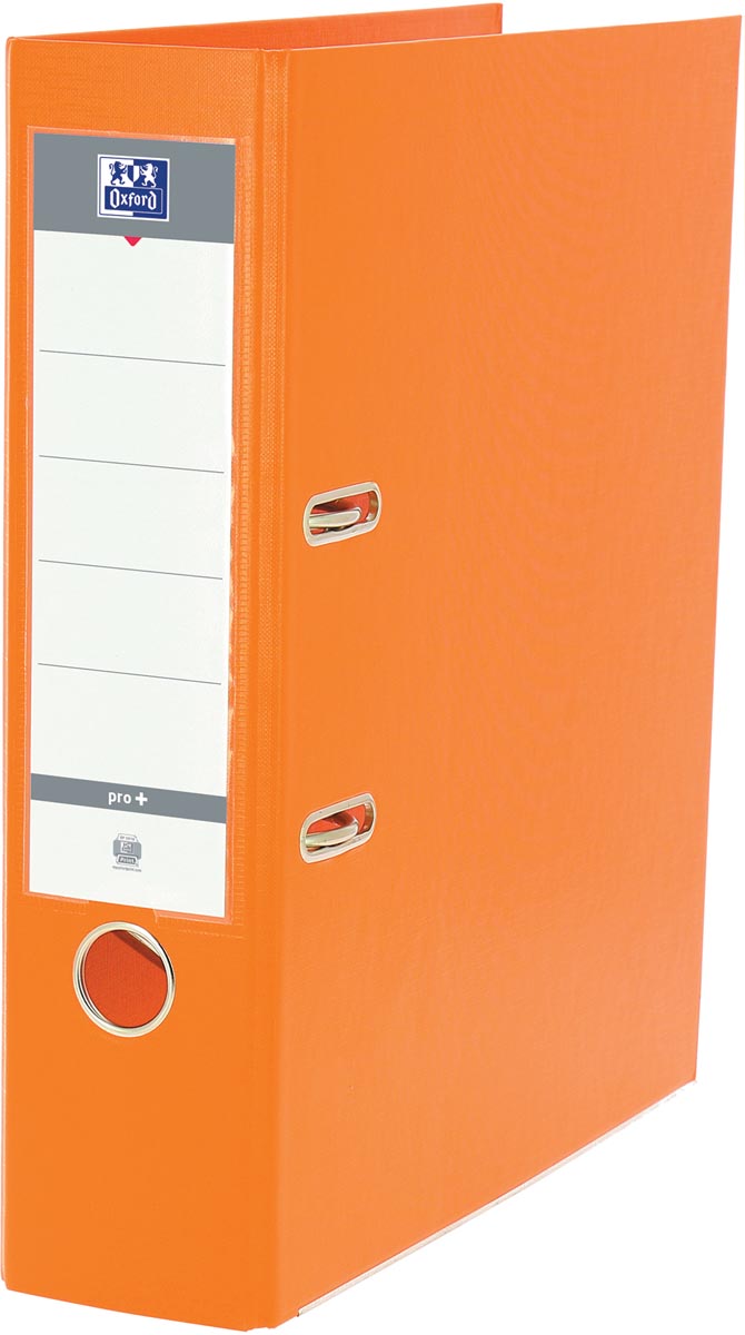 Oxford Smart Pro+ ordner, voor ft A4, rug 8 cm, oranje