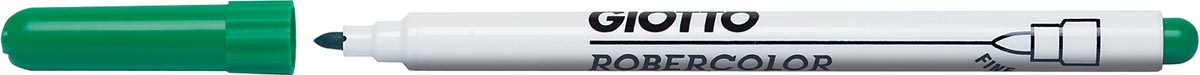 Giotto Robercolor whiteboardmarker fijn, ronde punt, groen afbeelding