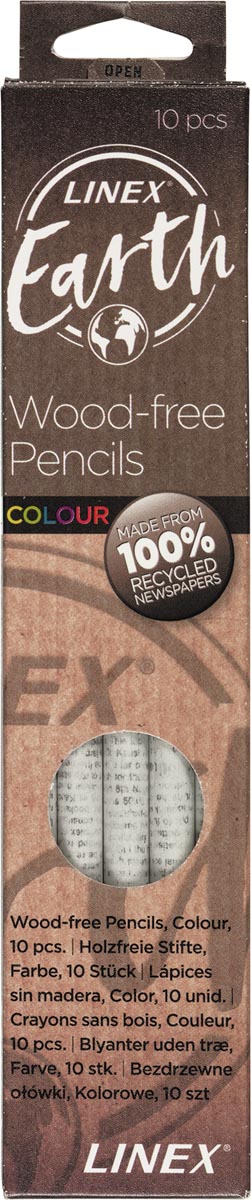 LINEX EARTH KLEURPOTLOOD PK10 LINEX EARTH KLEURPOTLOOD PK10