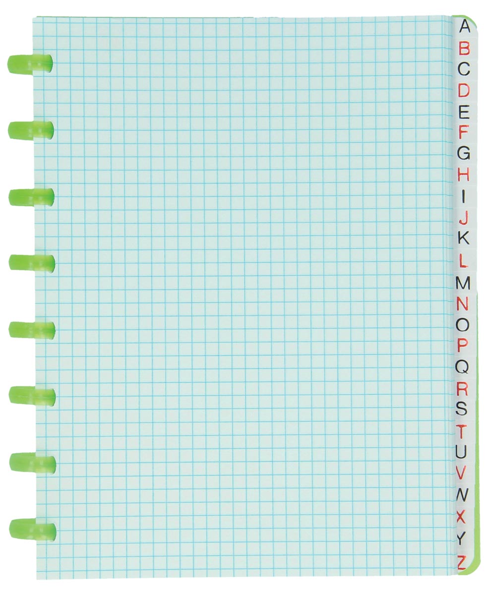 Atoma repertorium, ft A5, transparant, geruit 5mm
