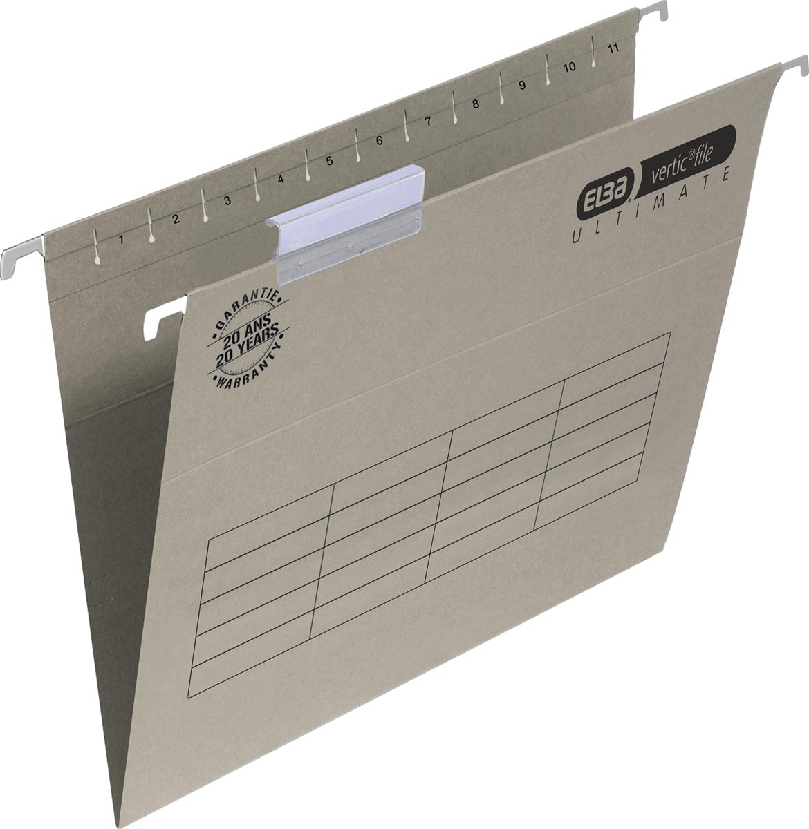 Elba hangmappen voor laden Verticfile Ultimate ft A4, V bodem, pak van 10 stuks afbeelding