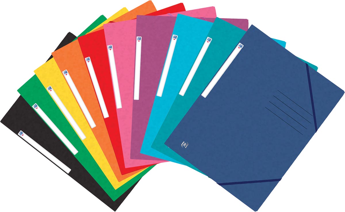Oxford Top File+ elastomap, voor ft A4, geassorteerde kleuren afbeelding
