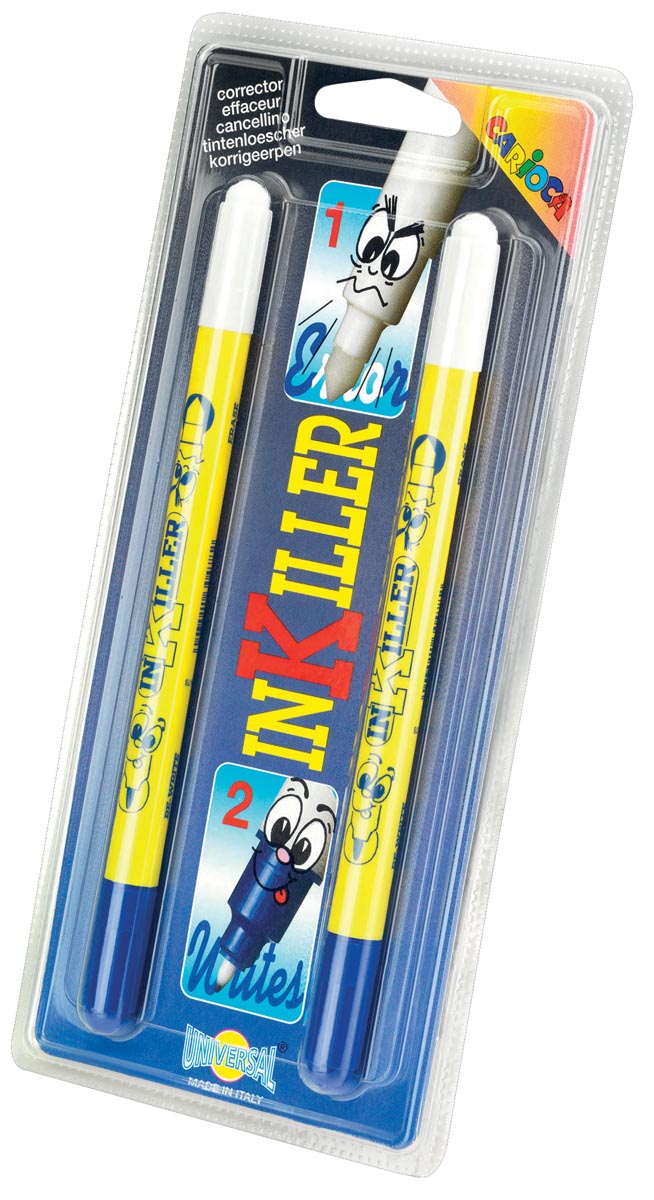 Carioca inktuitwisser Inkiller, blister van 2 stuks Carioca inktuitwisser Inkiller, blister van 2 stuks