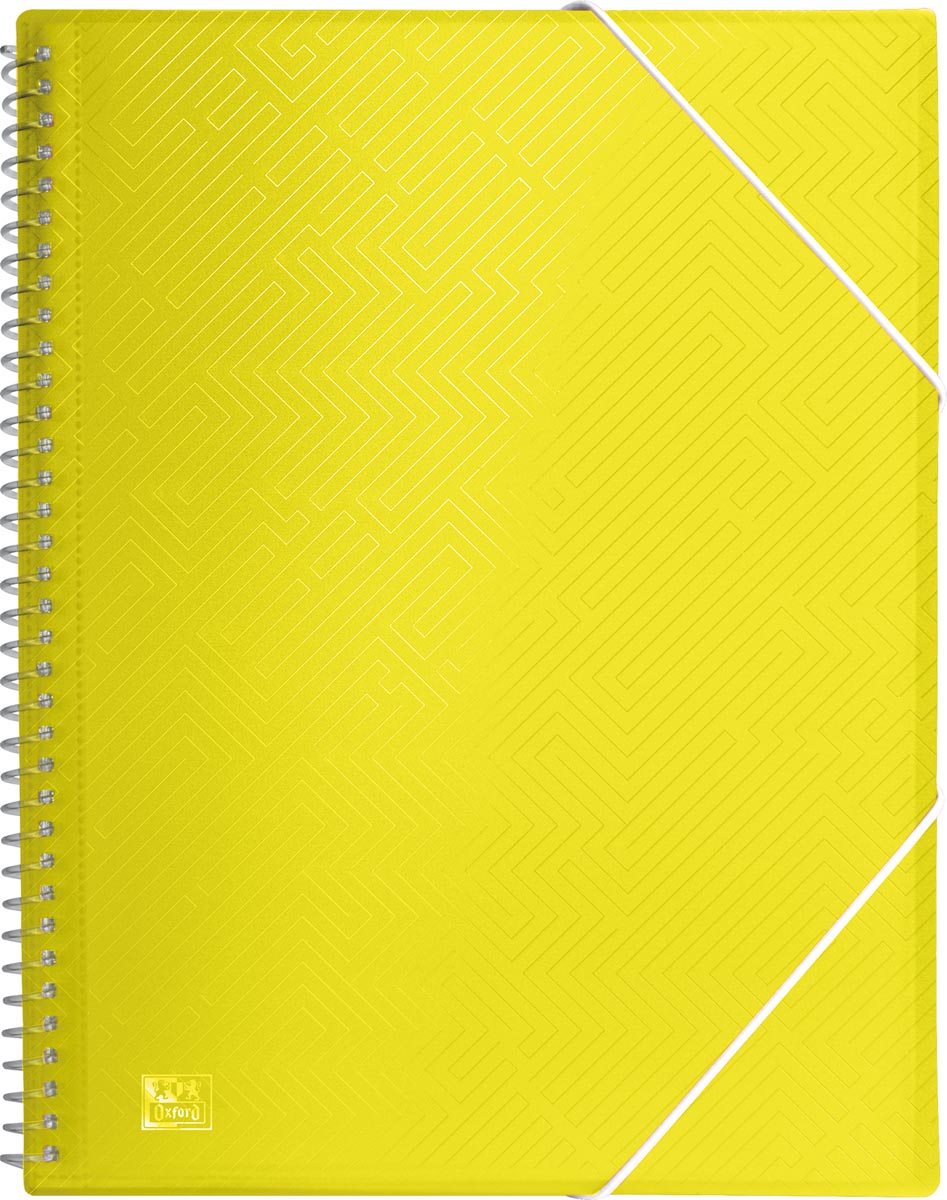Oxford Urban presentatiealbum met spiraalbinding, formaat A4, uit PP, 20 tassen, geassorteerde kleur Oxford Urban presentatiealbum met spiraalbinding, formaat A4, uit PP, 20 tassen, geassorteerde kleur