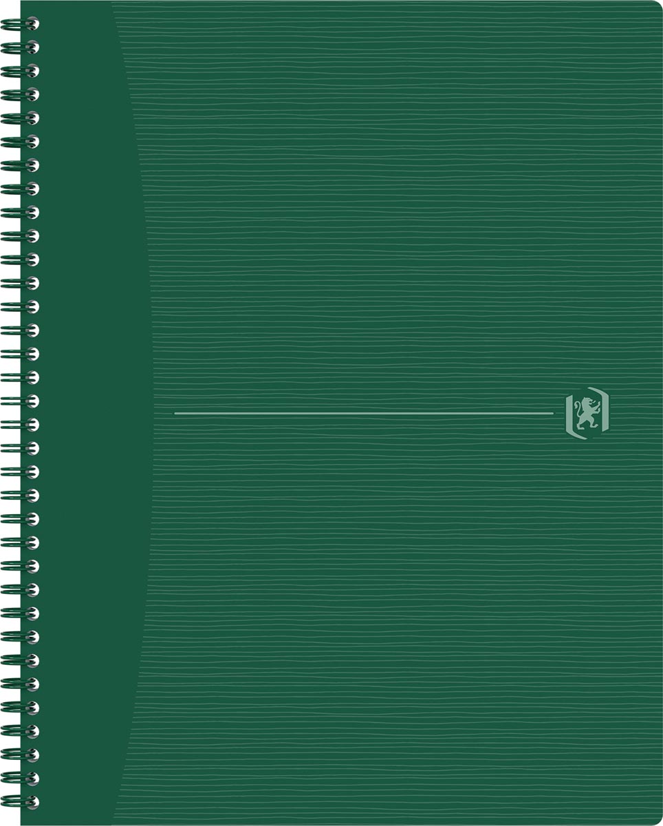 Oxford Origin spiraalschrift, ft A4+, 140 bladzijden, gelijnd, groen Oxford Origin spiraalschrift, ft A4+, 140 bladzijden, gelijnd, groen