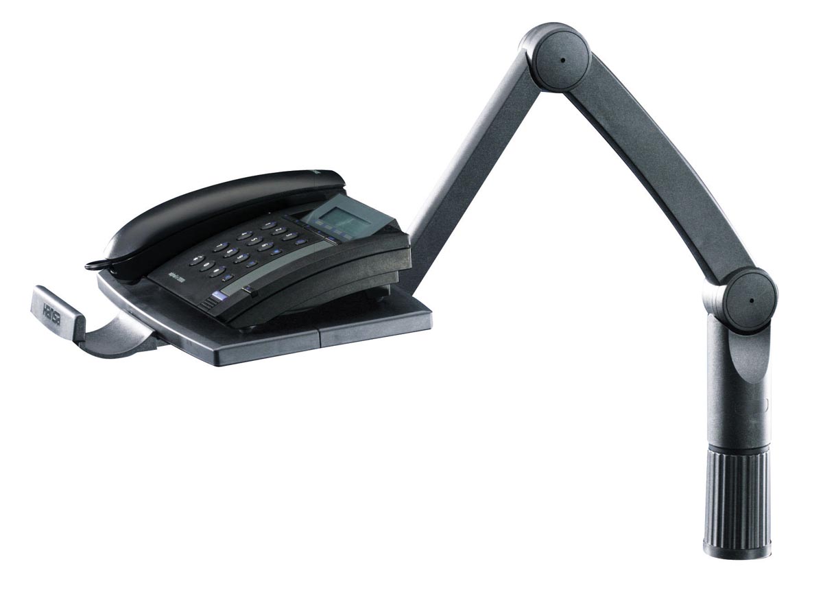 Hansa telefoonarm zwart afbeelding