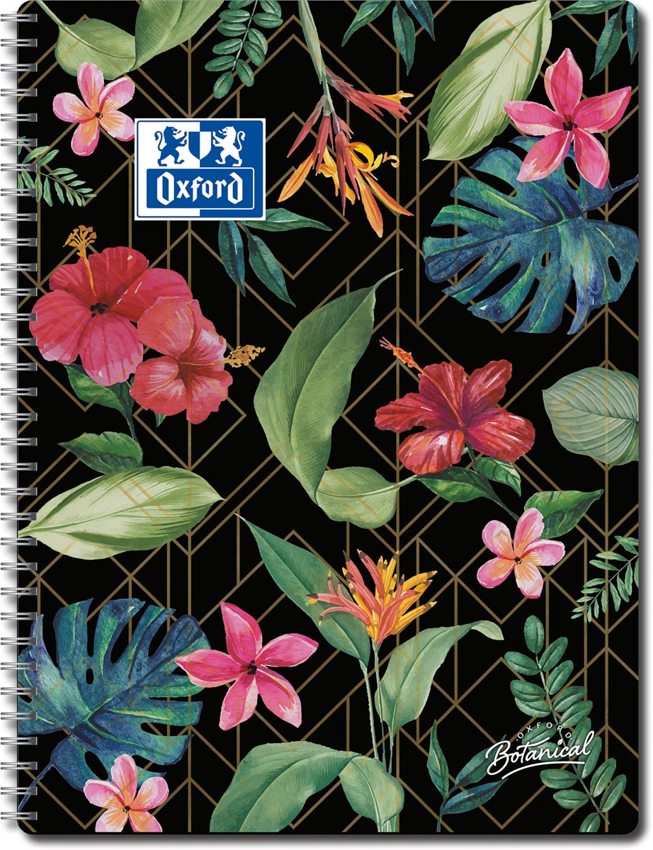 Oxford Botanical spiraalschrift, 140 bladzijden, ft A4+, gelijnd
