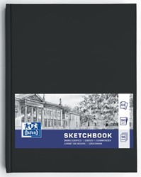 Oxford "Sketchbook" carnet de dessin, 96 feuilles, 100 g/m², ft A4, noir