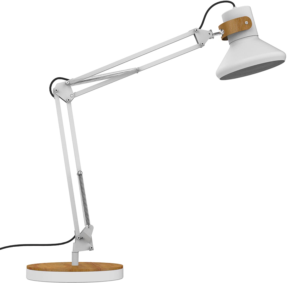 Unilux bureaulamp Baya Bamboo, LED-lamp, wit