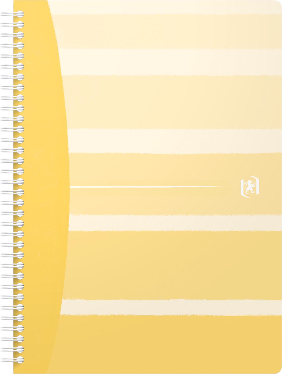 Oxford Iconics spiraalschrift, ft B5, 120 bladzijden, gelijnd, geassorteerde kleuren afbeelding