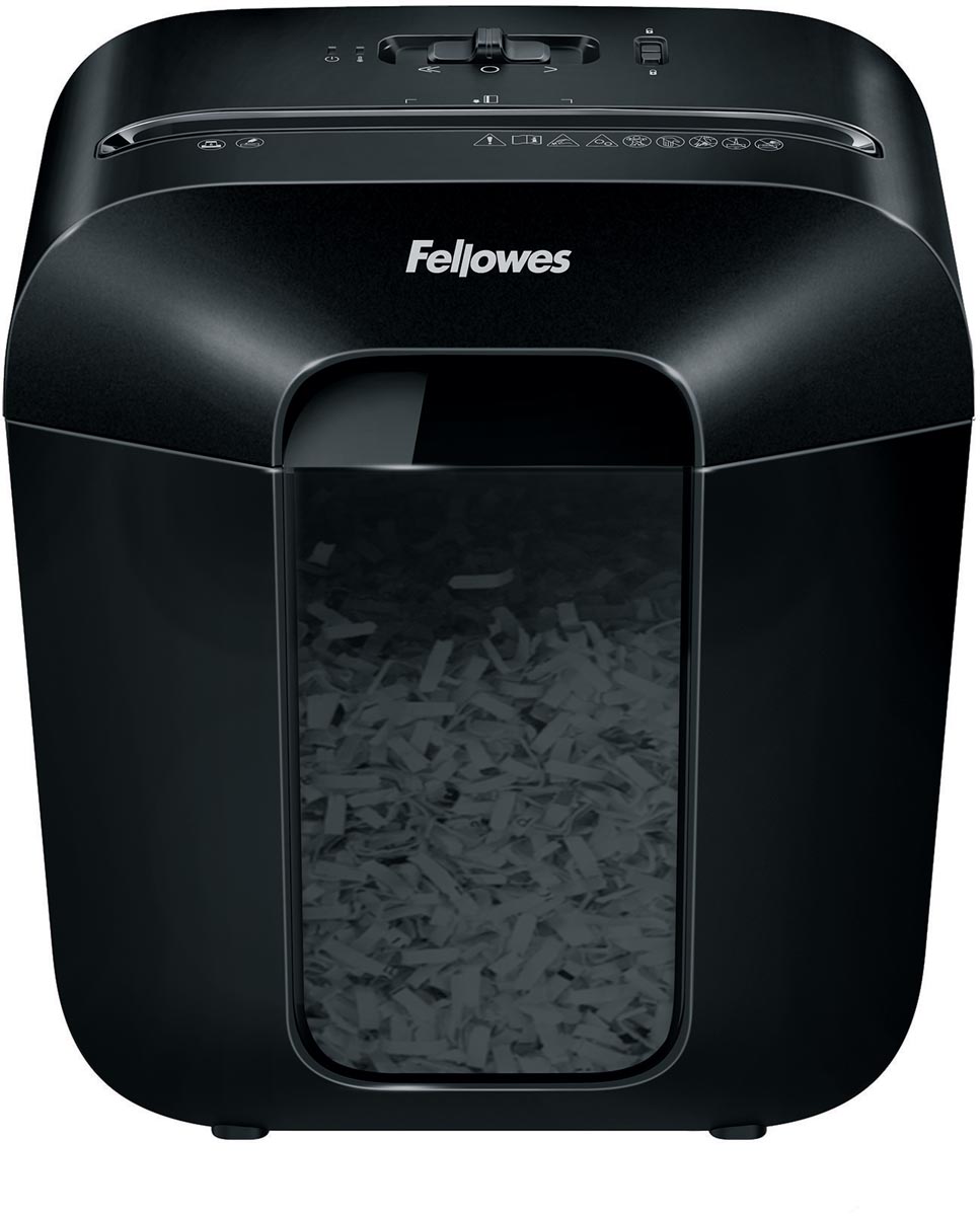 Fellowes Powershred papiervernietiger LX25, zwart afbeelding