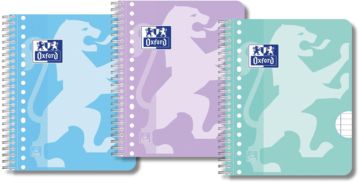 Oxford SCHOOL collegeblok, ft A5+, 160 bladzijden, gelijnd, pak van 3 stuks, assorti Oxford SCHOOL collegeblok, ft A5+, 160 bladzijden, gelijnd, pak van 3 stuks, assorti