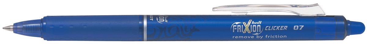 Pilot intrekbare roller FriXion Ball Clicker, medium punt, 0,7 mm, blauw afbeelding