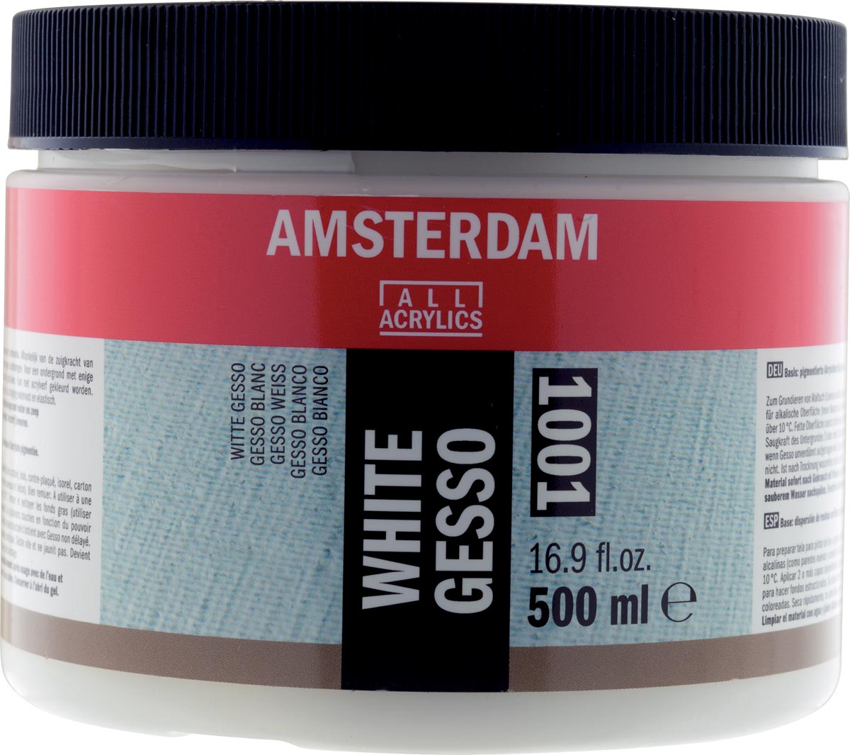 Afbeelding van Amsterdam witte gesso, fles van 500 ml