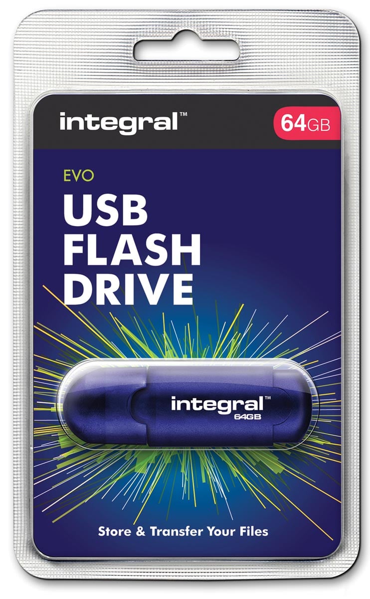 Integral Evo USB 2.0 stick, 64 GB afbeelding
