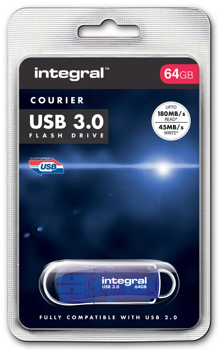 Integral COURIER USB stick 3.0, 64 GB afbeelding