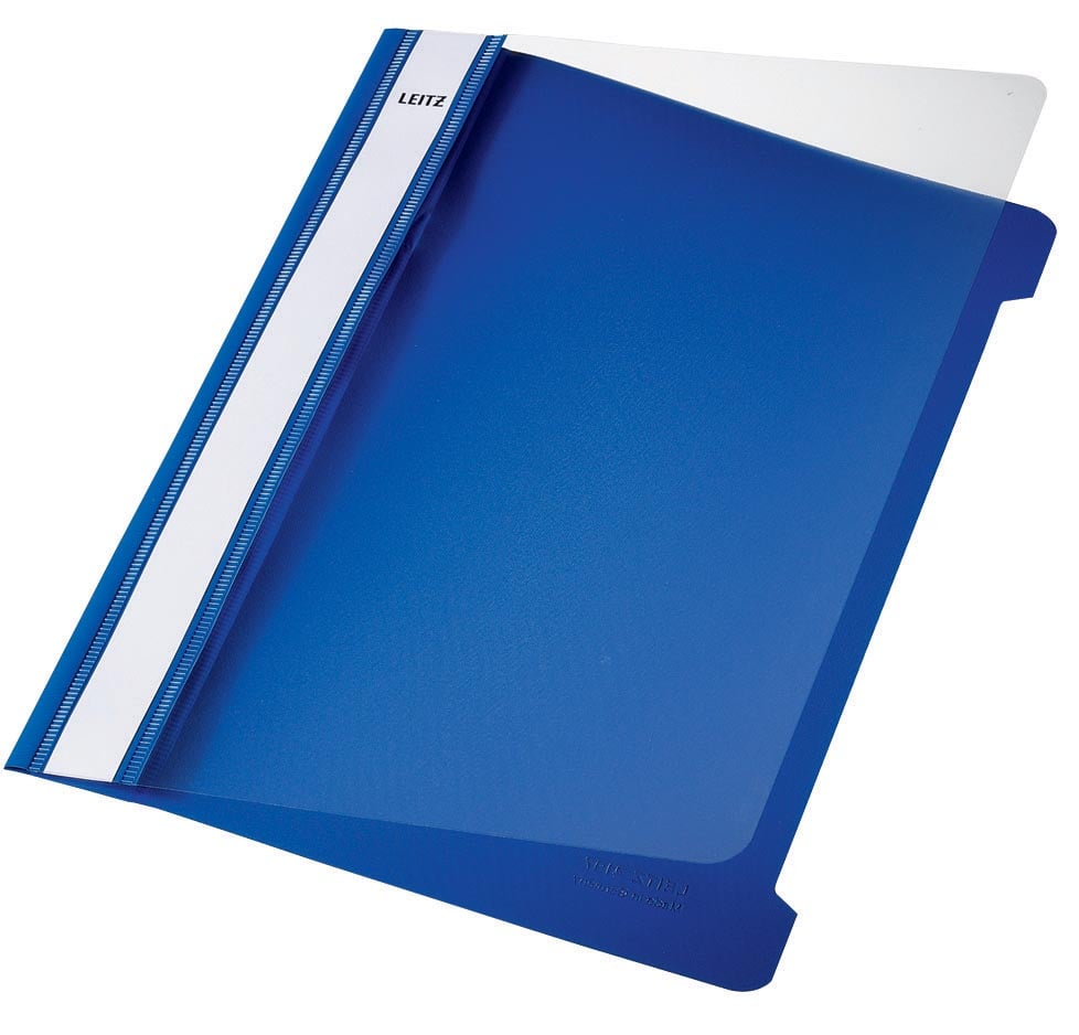 Leitz Snelhechtmap blauw, ft A5, doos van 25 stuks afbeelding