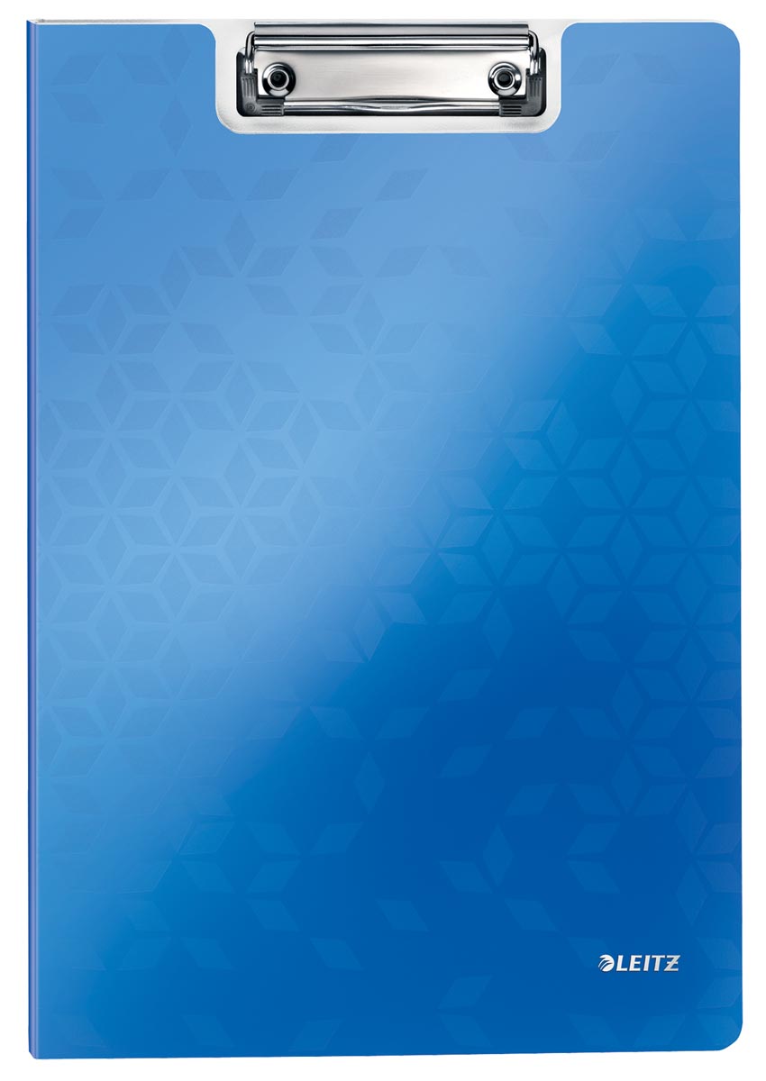 Leitz WOW klemmap met omslag, ft A4, blauw afbeelding