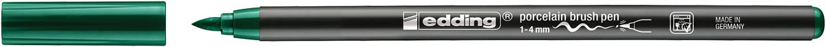 Edding porselein penseelstift e-4200, groen