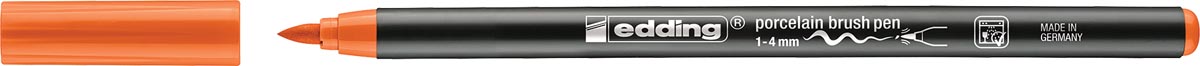 Edding porselein penseelstift e-4200, oranje