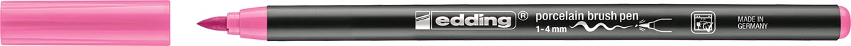 Edding porselein penseelstift e-4200, roze