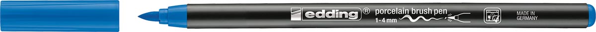 Edding porselein penseelstift e-4200, lichtblauw