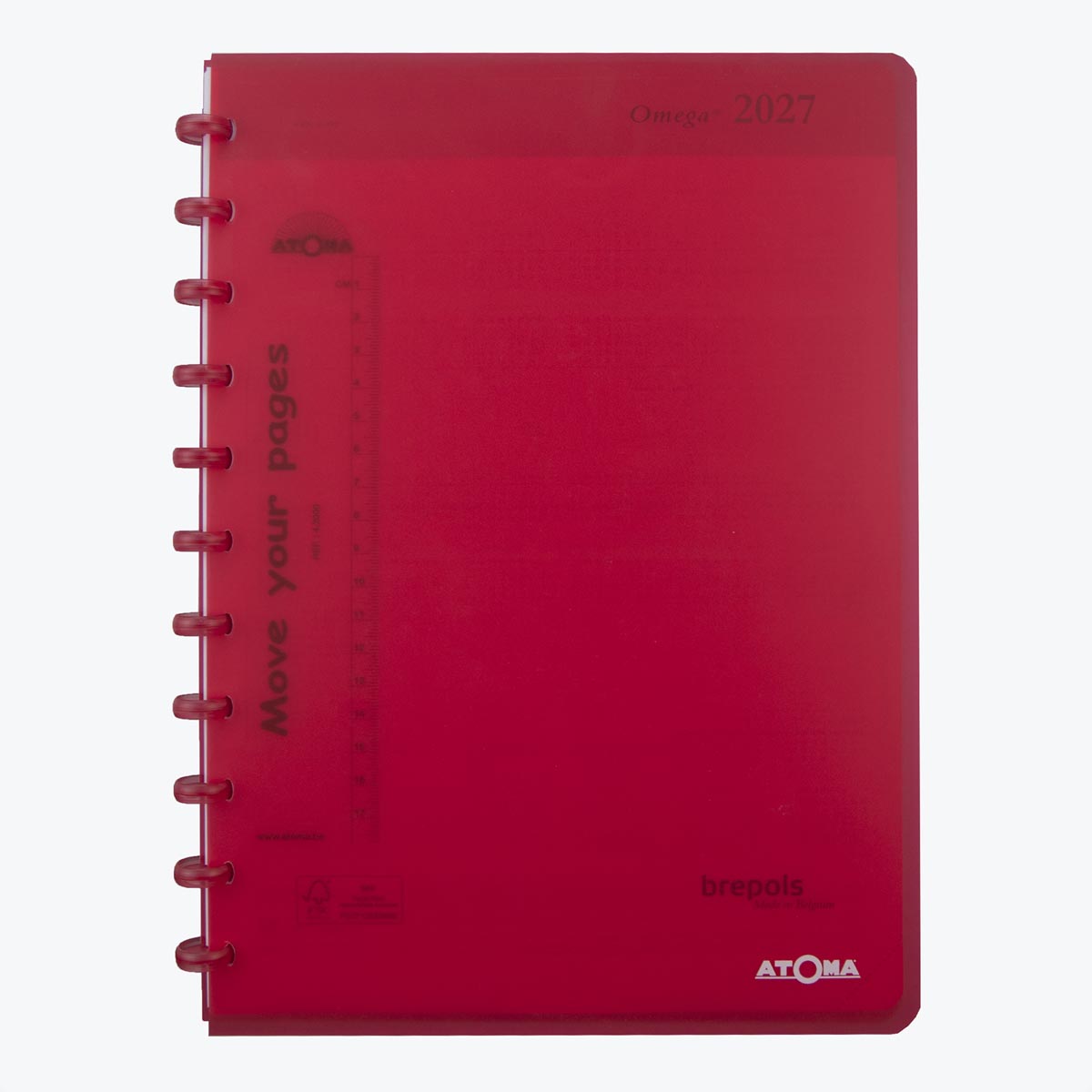 Atoma agenda, ft A4, wit papier, 128 pagina's, 1 week op 2 pagina's, 2027