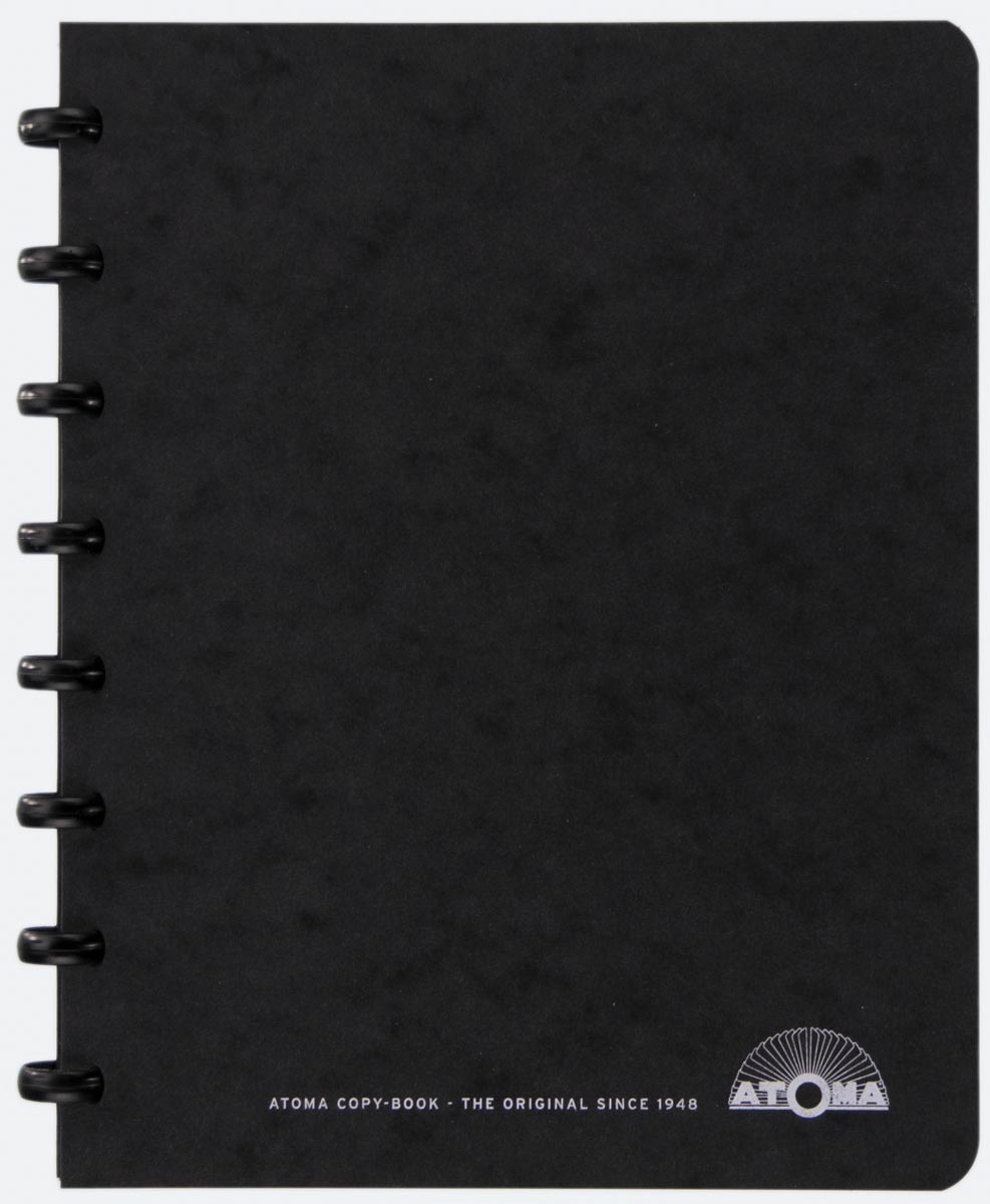 Atoma meetingbook, ft A5, zwart, gelijnd afbeelding