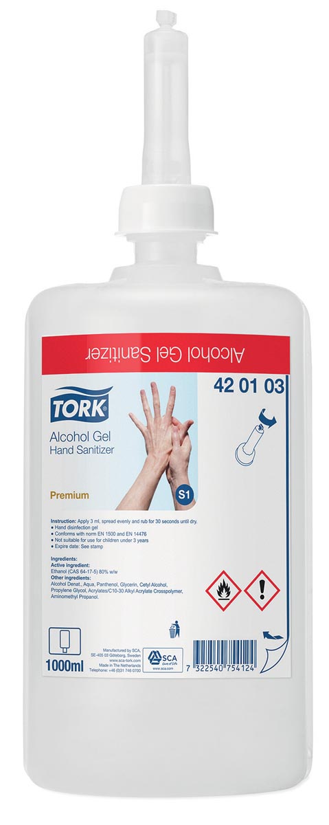 Tork Vloeibare Zeep Desinfecterend Op Basis Van Alcohol Systeem S1 Flacon 1 Liter huismerk kopen in de aanbieding Tork Vloeibare Zeep Desinfecterend Op Basis Van Alcohol Systeem S1 Flacon 1 Liter huismerk kopen in de aanbieding