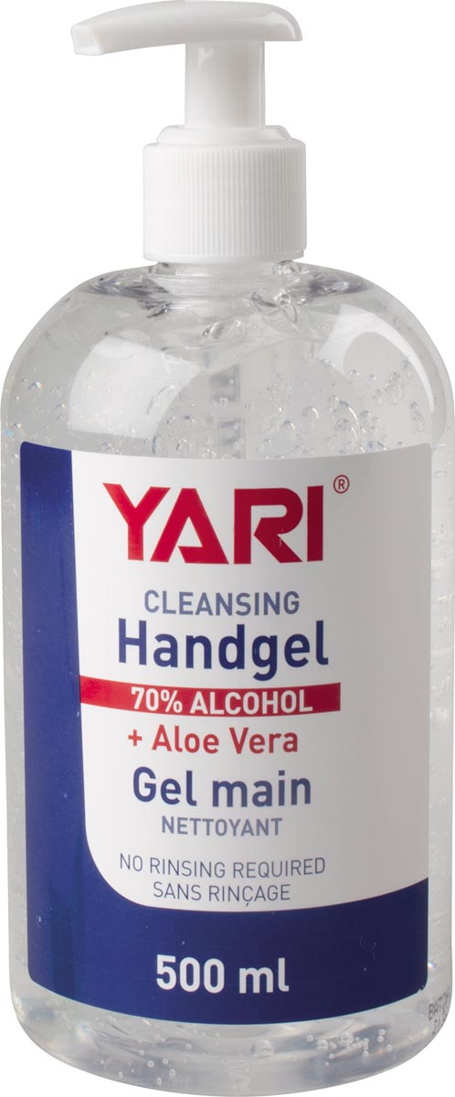 Antibacteriële handgel met pomp, flacon van 500 ml Antibacteriële handgel met pomp, flacon van 500 ml