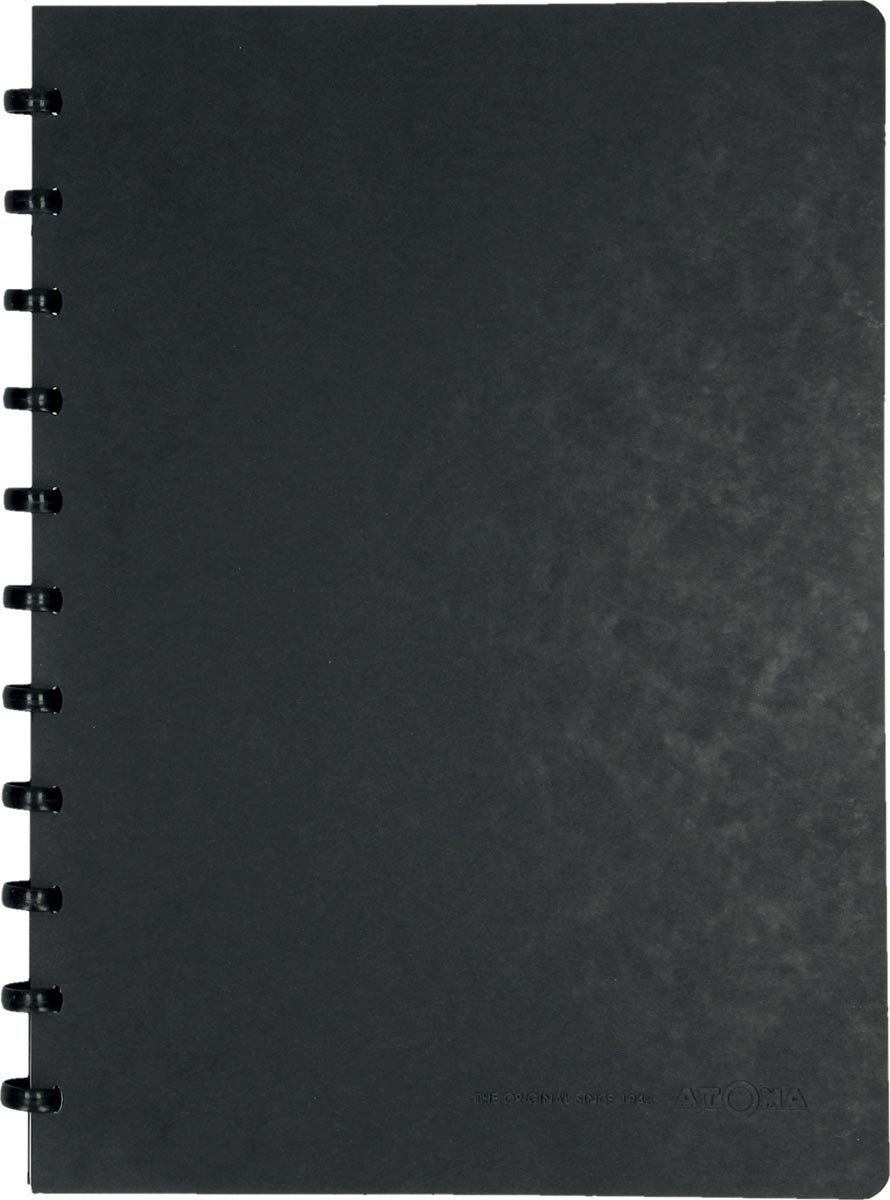 Atoma meetingbook, ft A4, zwart, geruit 5 mm
