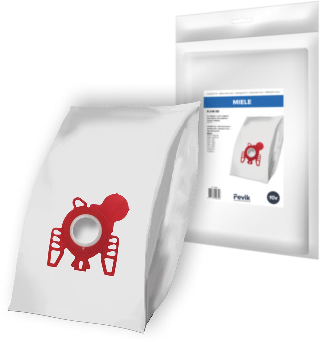 Fevik stofzak, compatible Miele F/J/M 3-D, pak van 10 stuks afbeelding