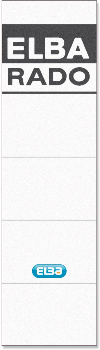 Elba Rado Plast rugetiket ft 4,4 x 15,9 cm, pak van 10 stuks afbeelding