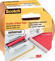 Scotch dubbelzijdige plakband voor tapijt en vinyl Universal, ft 50 mm x 7 m, blisterverpakking-2