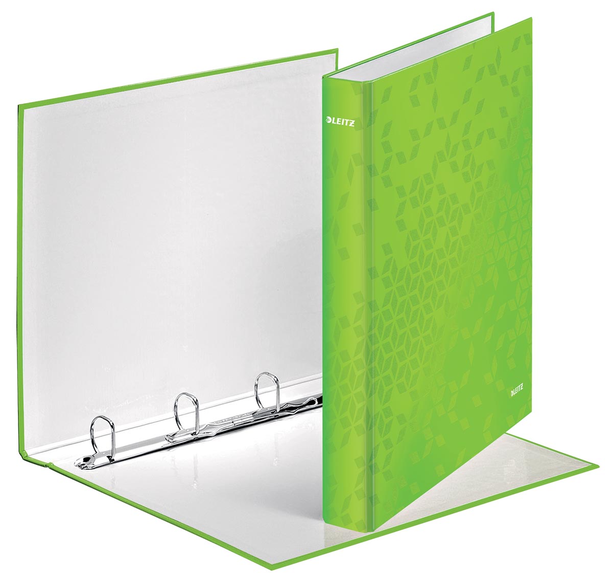 Leitz WOW ringmap 4 ringen, groen