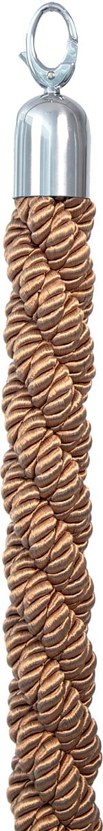 Securit Afzetkoord Gevlochten Brons Met Chroom Haken huismerk kopen in de aanbieding