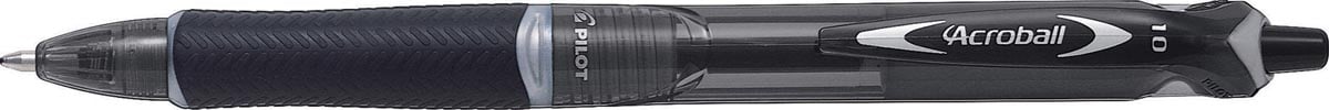 Pilot Acroball Begreen balpen, medium punt, 0,3 mm, zwart afbeelding