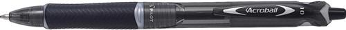 Pilot Acroball Begreen balpen,  medium punt, 0,3 mm, zwart