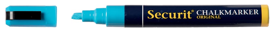 Securit krijtmarker medium, blauw