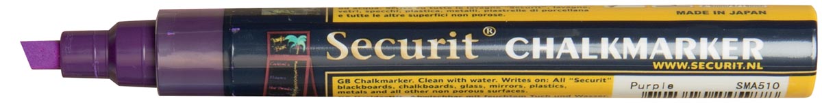 Securit krijtmarker medium, paars