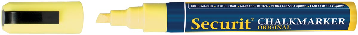 Securit krijtmarker medium, geel