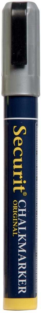 Securit krijtmarker medium, zilver