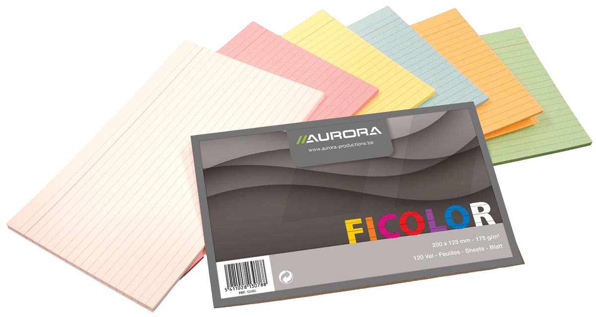 Aurora gekleurde systeemkaarten Ficolor